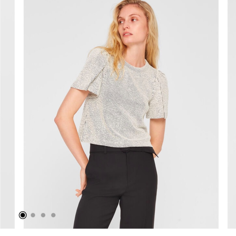 Club Monaco Textured Stripe Tee